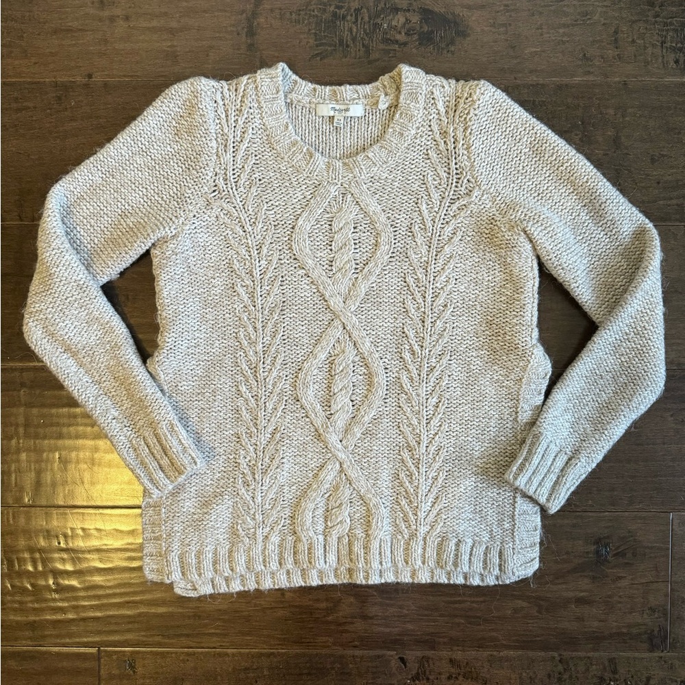 MADEWELL Womens Beige Knitted Sweater